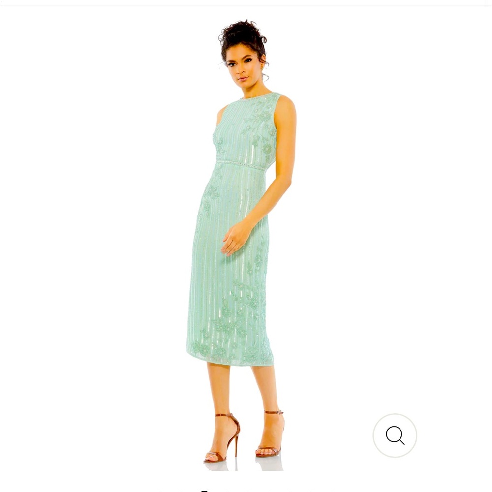 Mac Duggal sequin holiday cocktail dress nwt never worn size 0